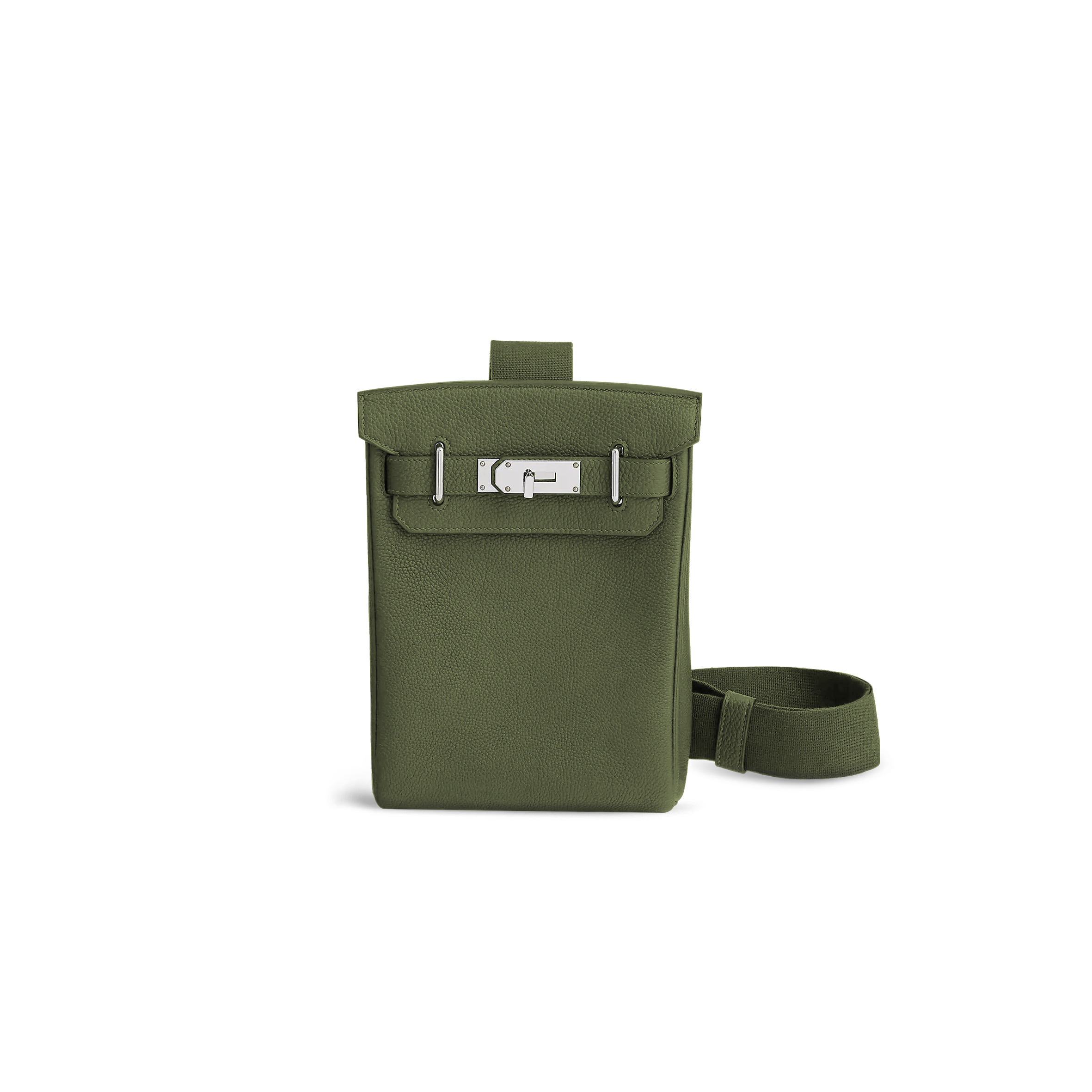 H*R*ES MASTER HAC A DOS PM BACKPACK TOGO LEATHER SIL*VER HARDWARE H083589CKK4 (28*18*8cm)